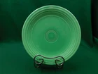 VINTAGE FIESTA WARE ~ 9 1/2" GREEN PLATE ~ OLDER 1936 -1951 ~ NO STAMP PIN MARKS