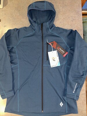 NWT Black Diamond CoEfficient Fleece Hoodie- Women Sz L Polartec Quick Dry $179