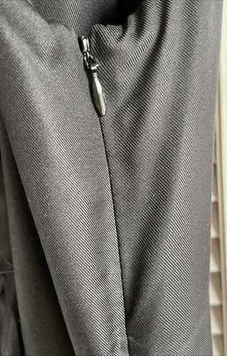 Milly New York Black Ruffle & Bow Knee Length Pencil Cocktail Dress Size US 10 - Picture 7 of 10