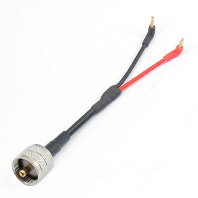 UHF male PL259 PL-259 to Banana male for JPC-7 JPC7 Block Multi-band Antenna Set
