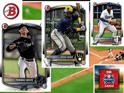2025 Bowman PAPER Prospects You Pick Complete Your Set