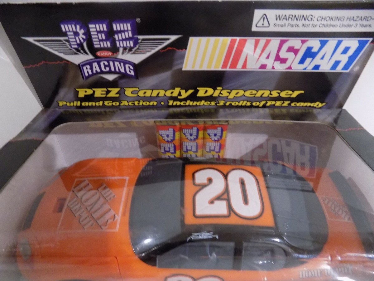 Nascar PEZ Home Depot #20 Tony Stewart Racing Car Candy