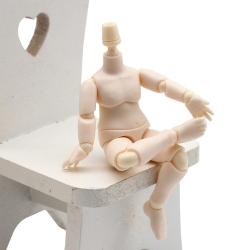 11CM Doll Toys Body Head 11 1/12 BJD Body Spherical Joint Doll Toy Hand Set - Picture 11 of 34