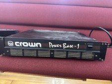 Crown PB-1 Power Base - 1 Stereo Rackmount Power Amplifier 240wpc 4ohms