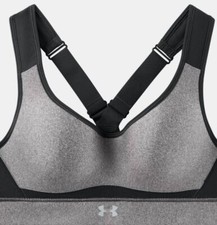 Under Armour HeatGear High Impact Womens Sports Bra Sz 38DD NEW 1313285 020