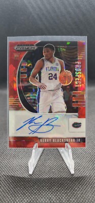 2020 Panini Prizm Draft Picks - Prospect Auto PA-KB Kerry Blackshear Jr. Red Ice