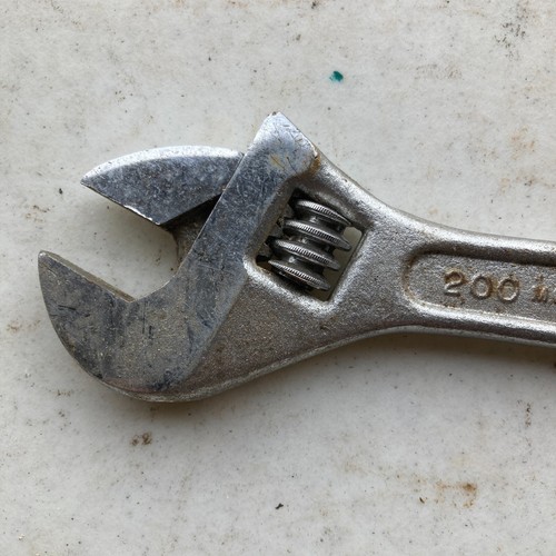 Stanley Adjustable Crescent Wrench Forged Alloy Steel 8" Made USA 87-368 - Picture 8 of 8