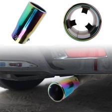 Jdm Titanium Neo Chrome Tip Stainless Exhaust Muffler 2.5 Inlet - 3 Outlet Jdm Titanium Neo Chrome Tip Stainless Exhaust Muffler 2.5 Inlet - 3 Outlet