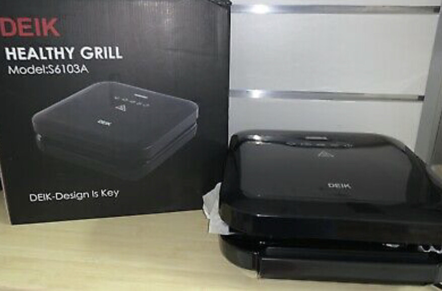 Deik 2 in 1 Electric Indoor Grill & Panini Press Grill S6103A eBay