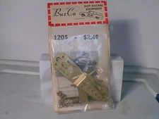 1/24 BuzCo #1205 adjustable brass S/W slot car chassis Kemtron Pittman KTM NOS L