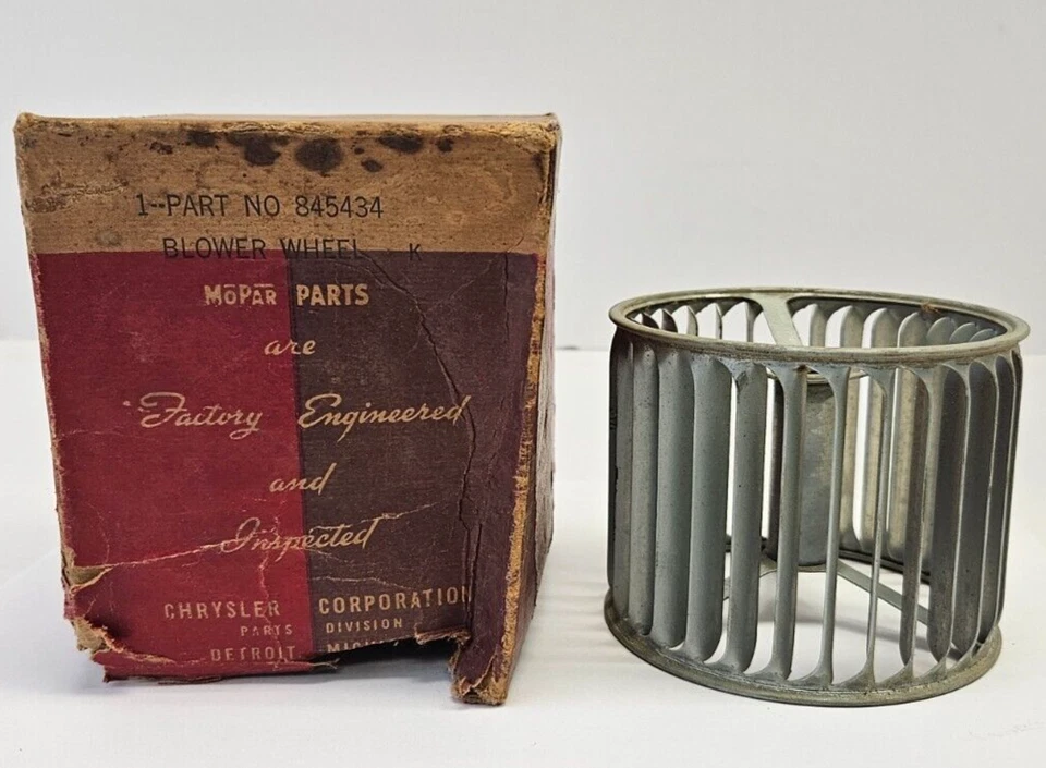 Dodge Plymouth Chrysler Desoto 1941-1948 calefacción soplador rueda 845434 nuevo en stock Foto 3 de 4