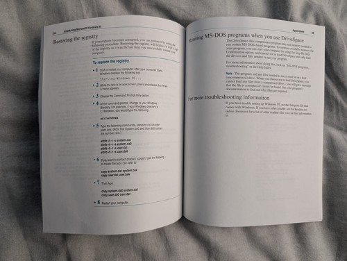MICROSOFT Introducing Windows 95 Guide Manual Book w/ floppy disks VINTAGE Retro - Picture 17 of 24
