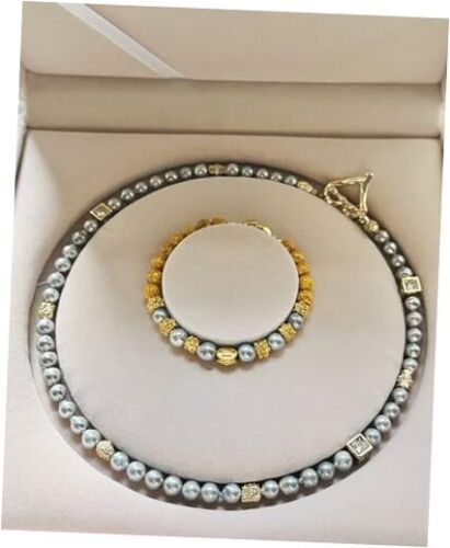 Jewelry Velvet Box Pearl Necklace Earring Beige For Pearl Necklace Bracelet