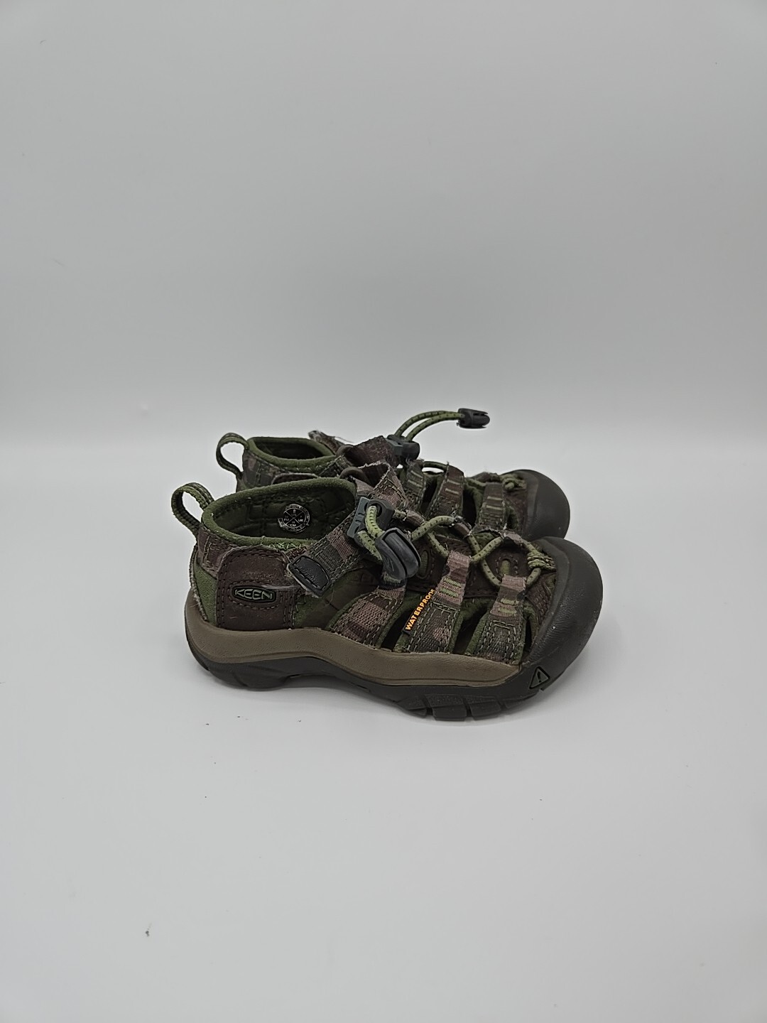 Sandali da trekking KEEN Newport H2 Cascade marroni mimetici acqua taglia 8 bambini bambini