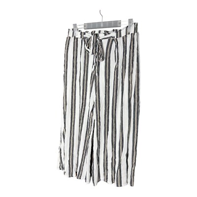 Simplee Striped Palazzo Pant with Slit Size Medium