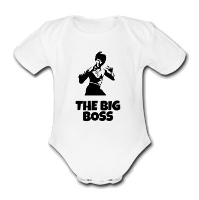 BRUCE @LEE THE BIG BOSS Strampler Baby Weste Grow Body FILM FP