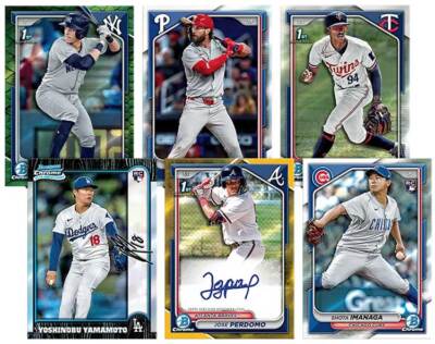 2024 Bowman Chrome Vets & Prospects Base - Free Shipping
