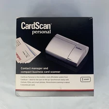 CardScan Personal Business Card Scanner V8 Channel CSP-A08480-ENG New & Sealed