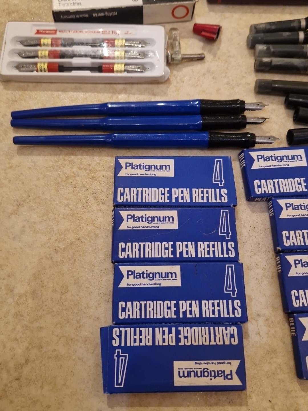 Job Lot, rOtring Rapidoliner, Isograph, Rapidograph & Platignum Pens
