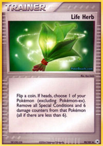 Pokemon - Life Herb - 90/101 - Uncommon - EX Hidden Legends - NM