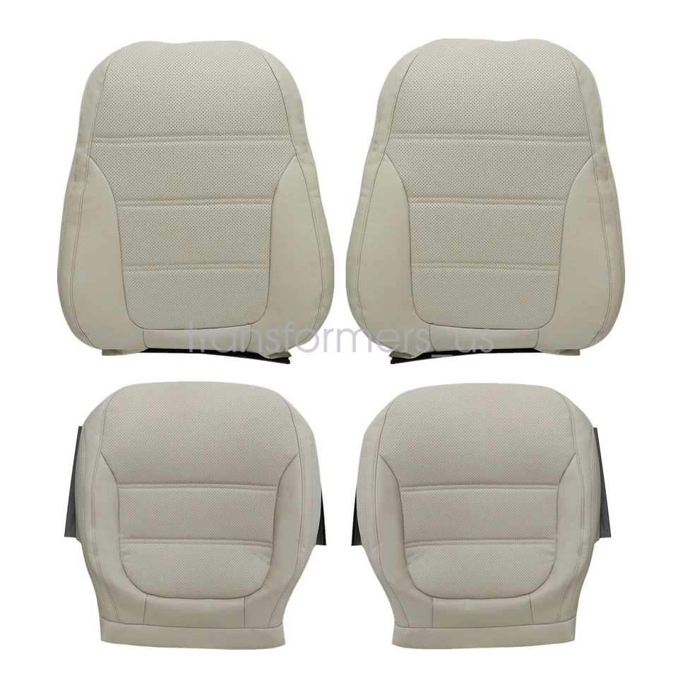 Cubierta de asiento de cuero PERF para Volkswagen Jetta 2011-2017 inferior delantera tostada Foto 3 de 4