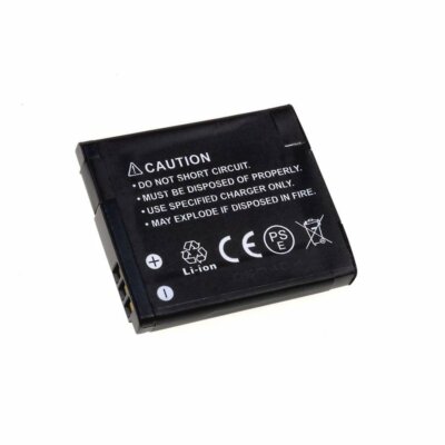 Akku für Canon Typ NB-8L 3,7V 700mAh/2,5Wh Li-Ion Schwarz