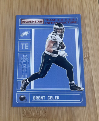 2016 Rookies and Stars Team Infrastructure True Blue #8 Brent Celek
