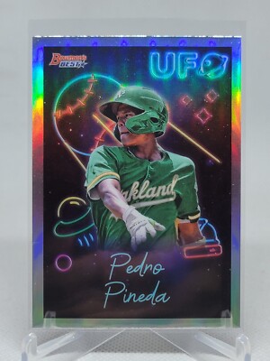 2022 Bowman's Best UFO Refractor #UFO-18 Pedro Pineda Oakland Athletics C4E