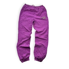 Adidas Vintage Track Pants Size D5 M 90s Track Pants Jogging Bottoms Purple NT2