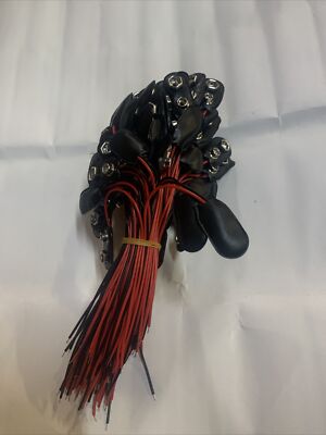 9Volt Battery Connector Clip Snap On Plug Holder Wire Cord 100 Pcs.