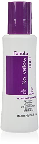 Fanola No Yellow Shampoo, Anti-Yellow Shampoo for Healthy and Vital Blonde