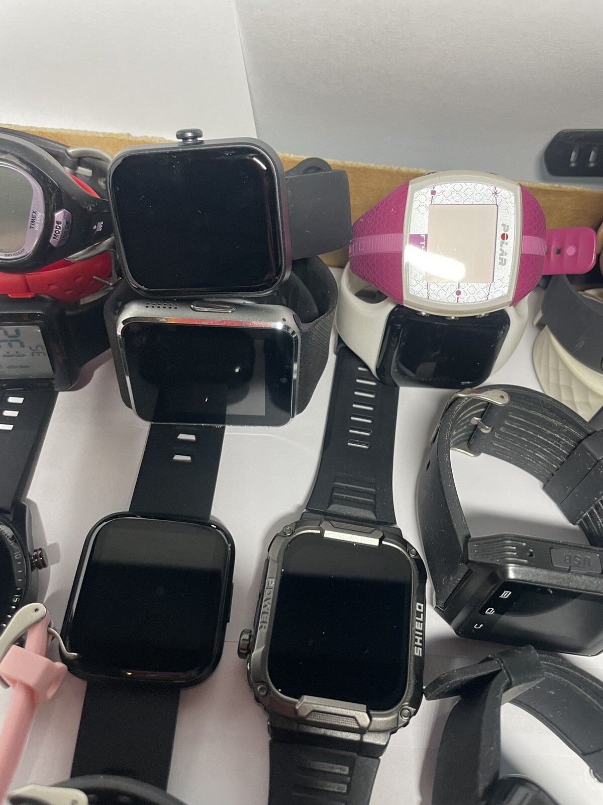 Large lot of 35 Smart Watches Huge Variety Resale Discount Wholesale
