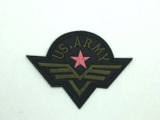 US ARMY Patch iron /sew on with pink star