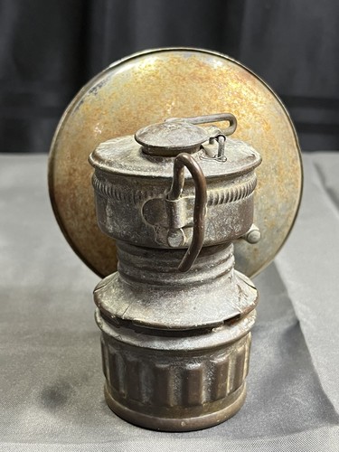 Antique Vintage Shanklin Mfg Co Guy’s Dropper Brass Carbide Miners Lamp - Picture 4 of 24