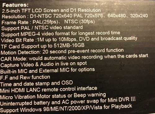 Video Viewer LCD DVR Digital Portable Recorder Monitor for marcum vs380 vs-380 - Picture 5 of 5