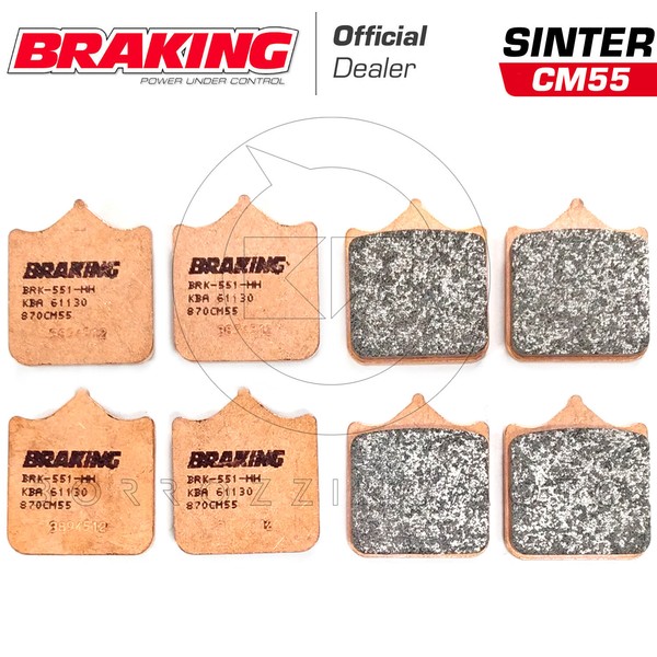 8 BremsbelÄGe Vorne Braking 870CM55 KTM LC8 Supermoto T 990 2011 2012-image