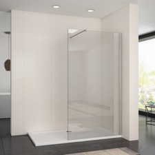 Wet Room Shower Screen Enclosure Walk In Cubicle 8mm Nano Self Clean Glass