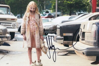 ADDY MILLER signed Autogramm 20x30cm THE WALKING DEAD in Person autograph COA