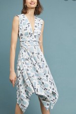 New Anthropologie Where Mountains Meet Pella Floral Dress Size 6