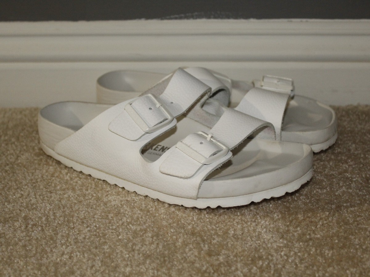 BIRKENSTOCK Arizona EXQUISITE UK41 美品 Birkenstock Arizona Exquisite Leather (White) (M8-8.5/L10-10.5