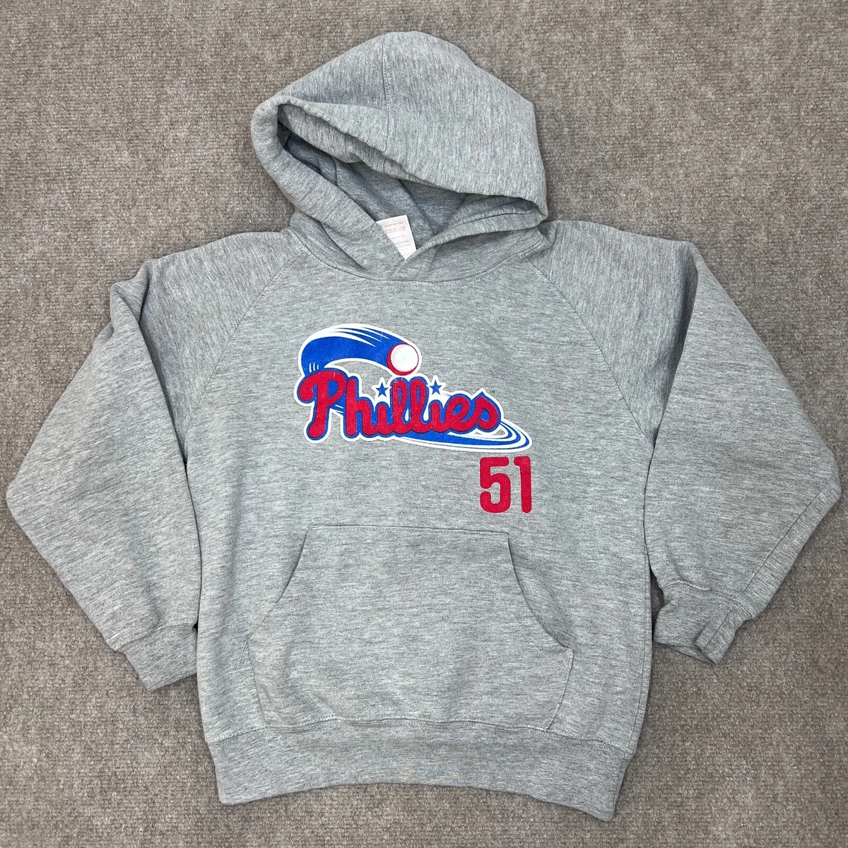 Philadelphia Phillies Hoodie Youth Medium Pullover Carlos Ruiz #51 Boys Kids  | eBay