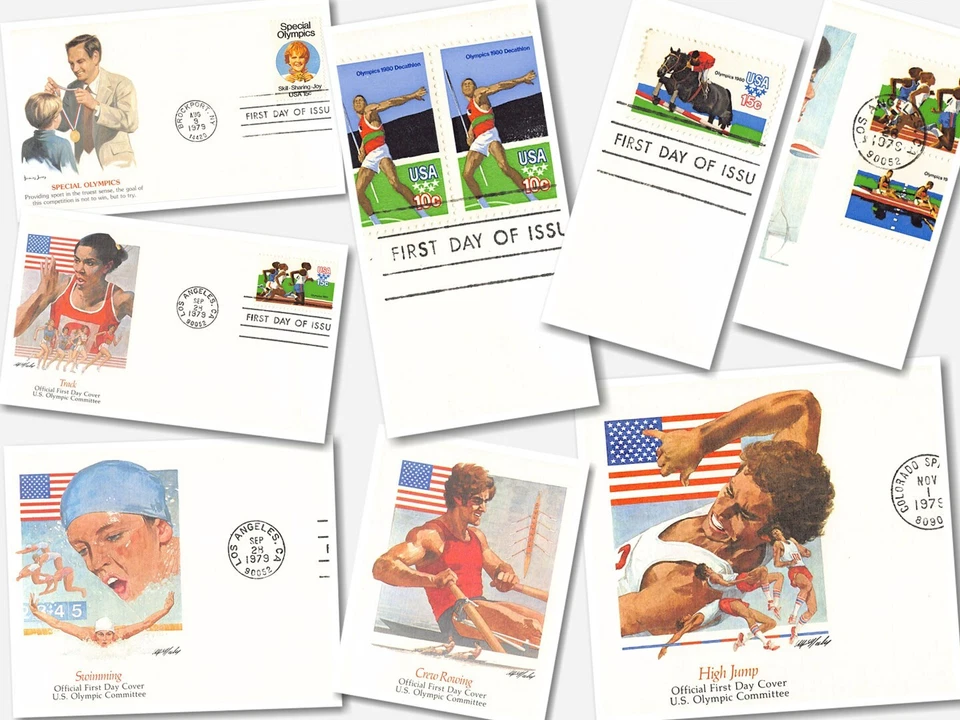 美国邮政 1979 年外国直接投资 60 件物品“超大套装”Fleetwood Cachet 系列 — 第 3/4 张图片