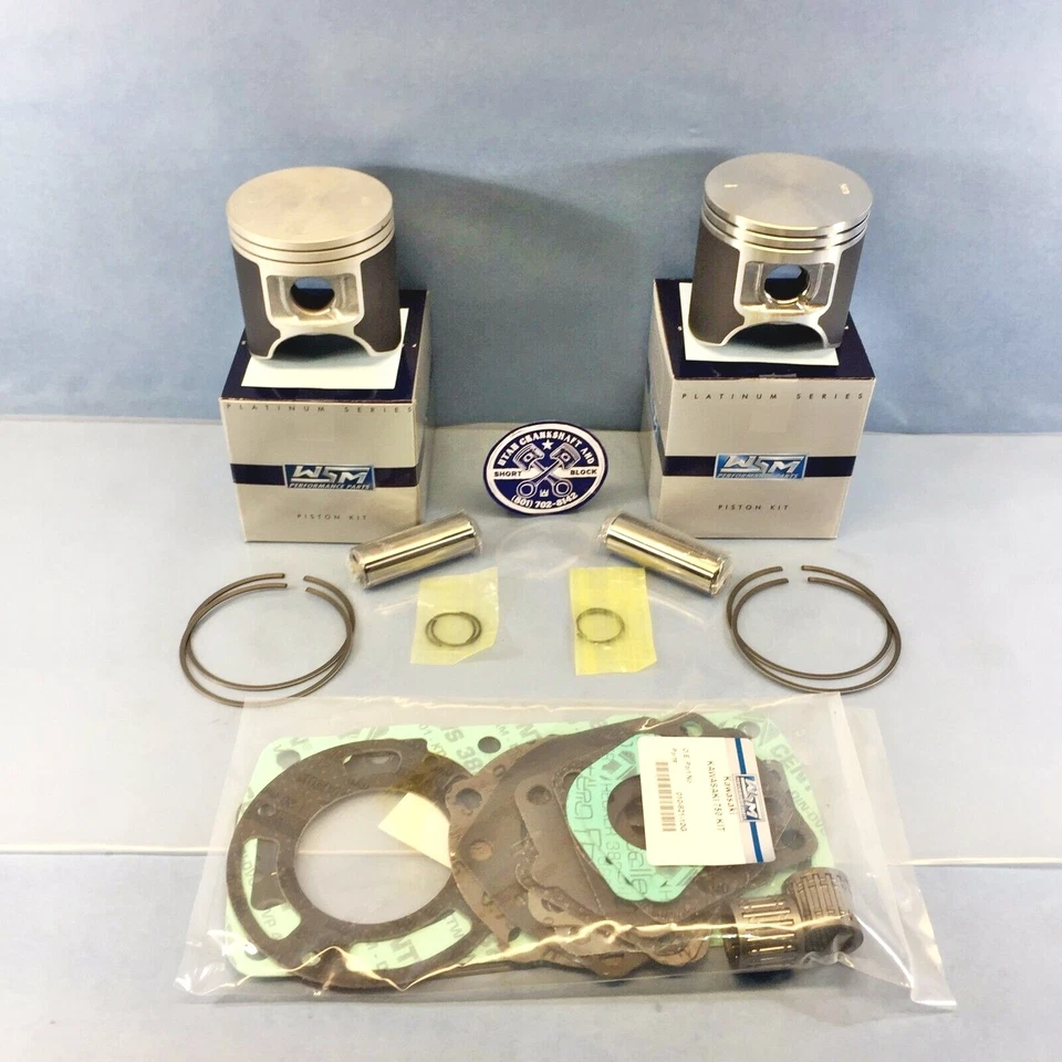 81mm OVER WSM PLATINUM KAWASAKI 750 BIG PIN TOP END KIT 95-02 SS SSXI STS STX - Image 4 of 4