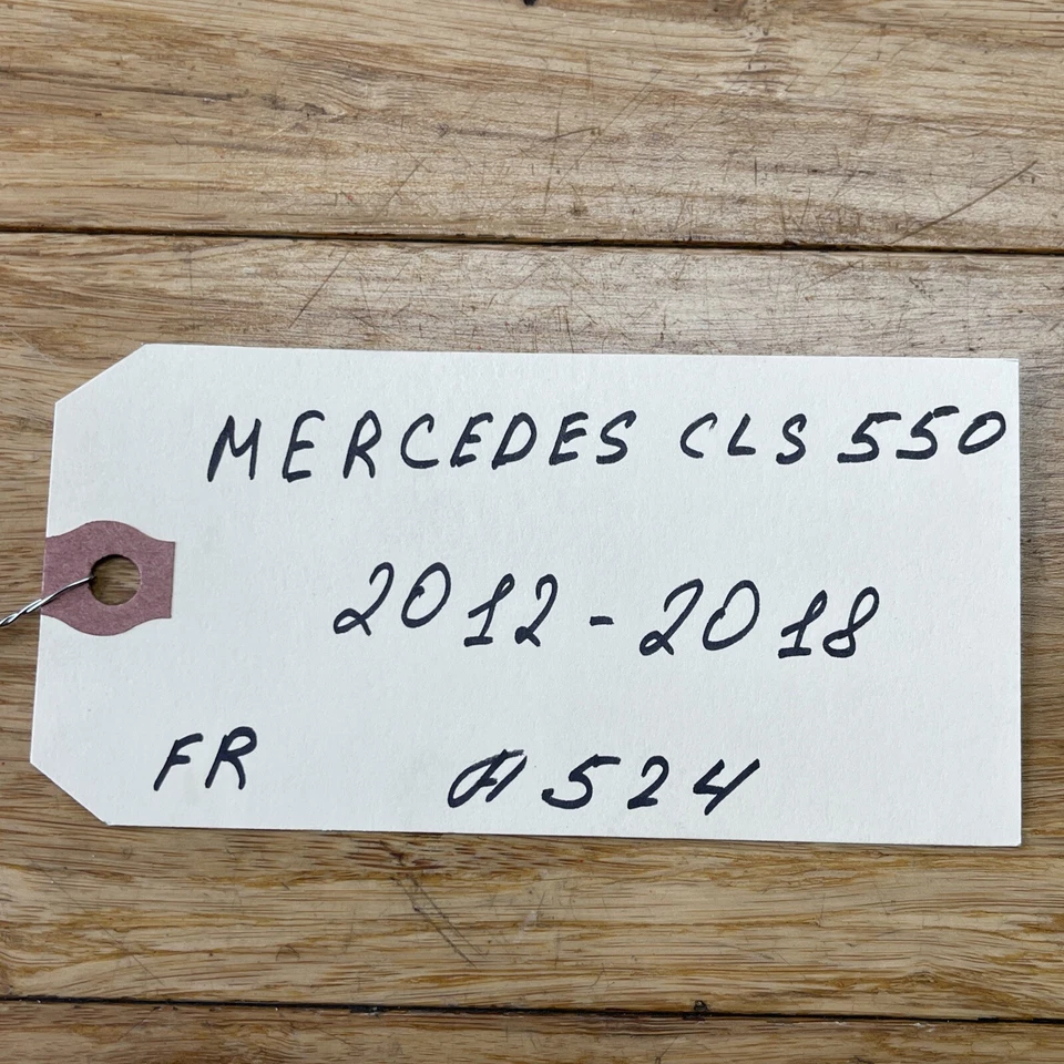 Cojín de asiento inferior delantero derecho gris Mercedes CLS 550 2012-2018 FABRICANTE DE EQUIPOS ORIGINALES *NOTA Foto 2 de 4