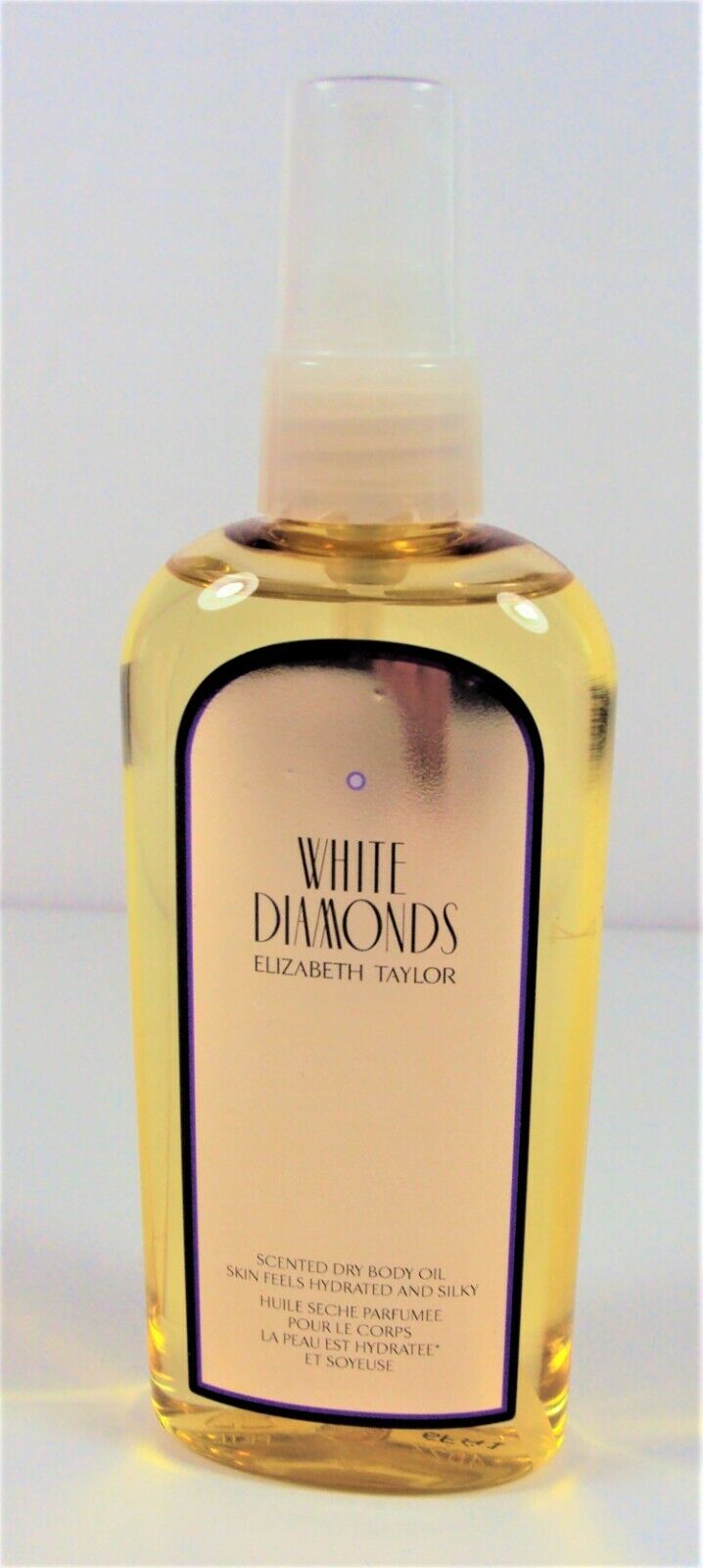 Elizabeth Taylor White Diamonds Scented Dry Body Oil Spray 4.2 oz NEW