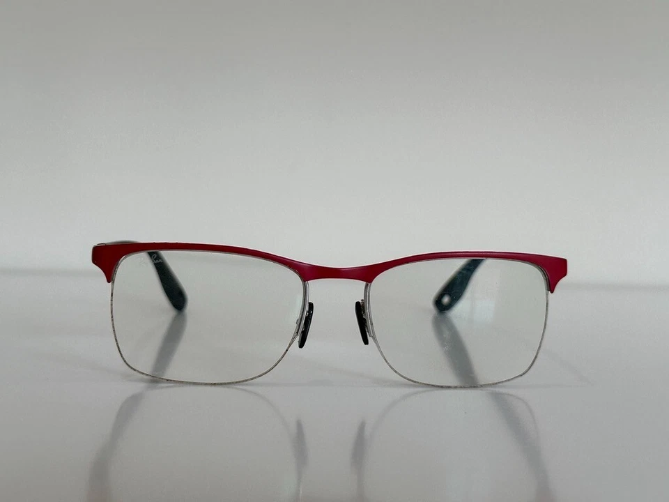 Marco óptico de gafas Ray Ban RB 8416-M 5045 fibra de carbono negro rojo 54-18-145 Foto 2 de 4