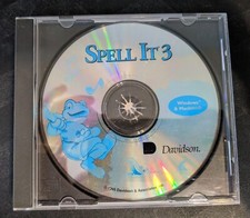 Spell It 3 CD-ROM Spelling video game for Mac and windows by Davidson 1995