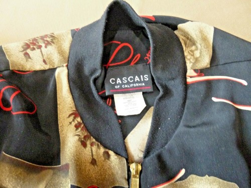 Women's Cascais of Calif Full-Zip Lightweight Jacket Size small (pit-2-pit 24") - Picture 3 of 3