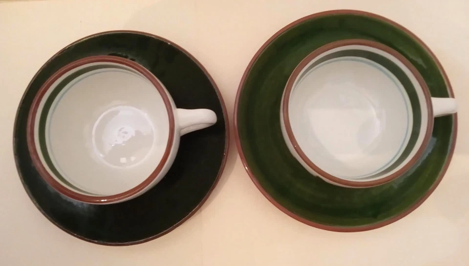 2 SETS VTG. STANGL COUNTRY GARDEN PATTERN CUPS & SAUCERS - Image 2 of 4