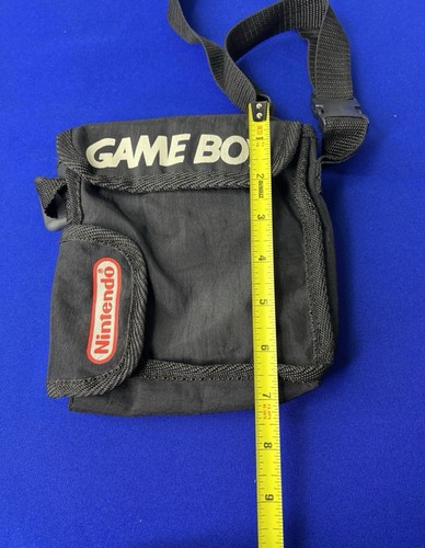 Nintendo Gameboy Carrying Case Travel Bag Black Strap For Console + Accessories - Picture 6 of 6